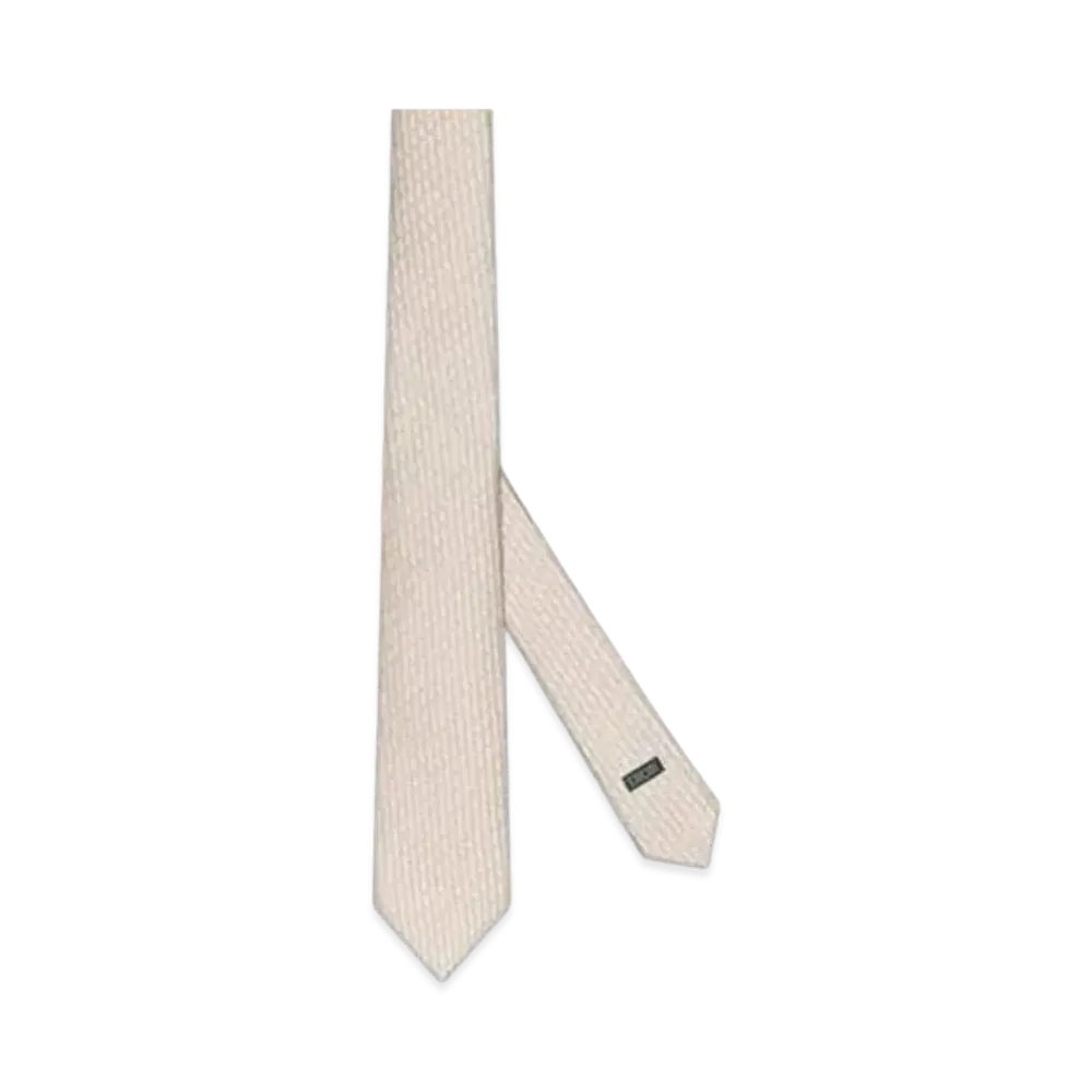 Dior Oblique Tie Silk "Beige"