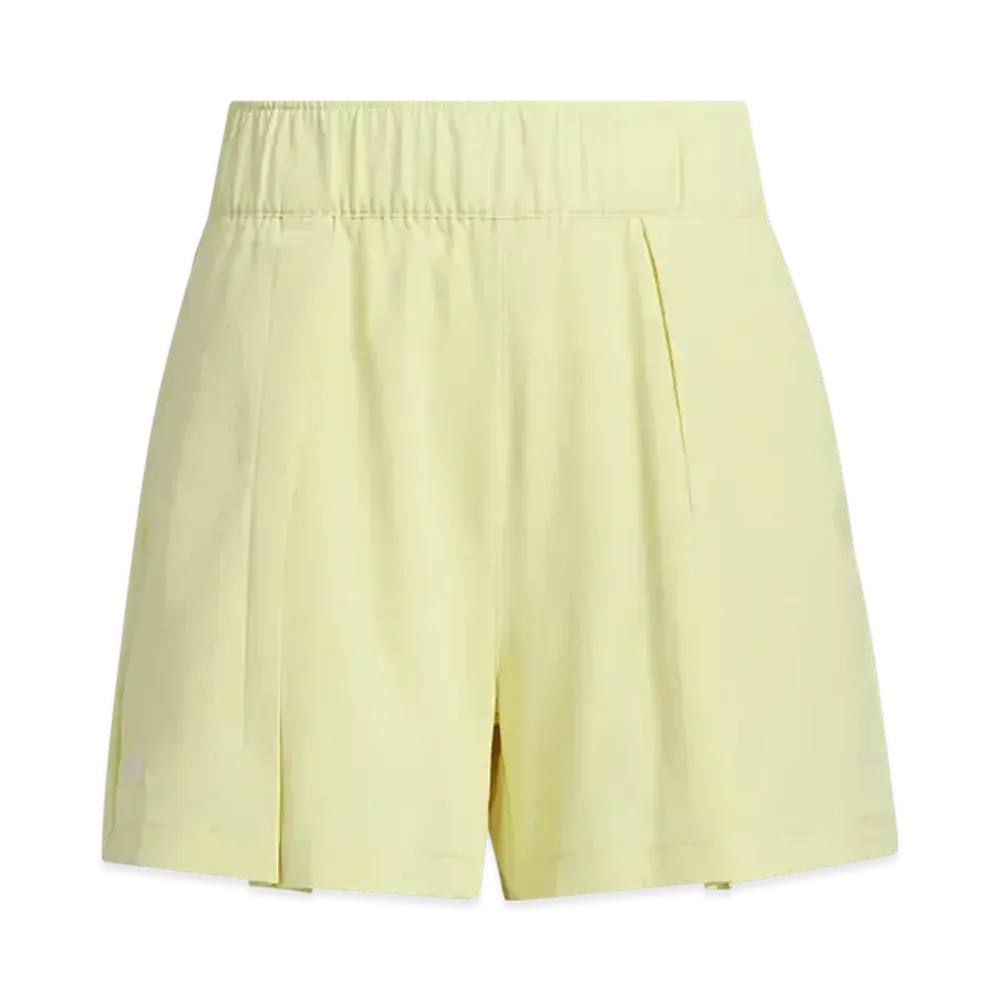 adidas Golf GO-TO Pleated Shorts "Powder Yellow"