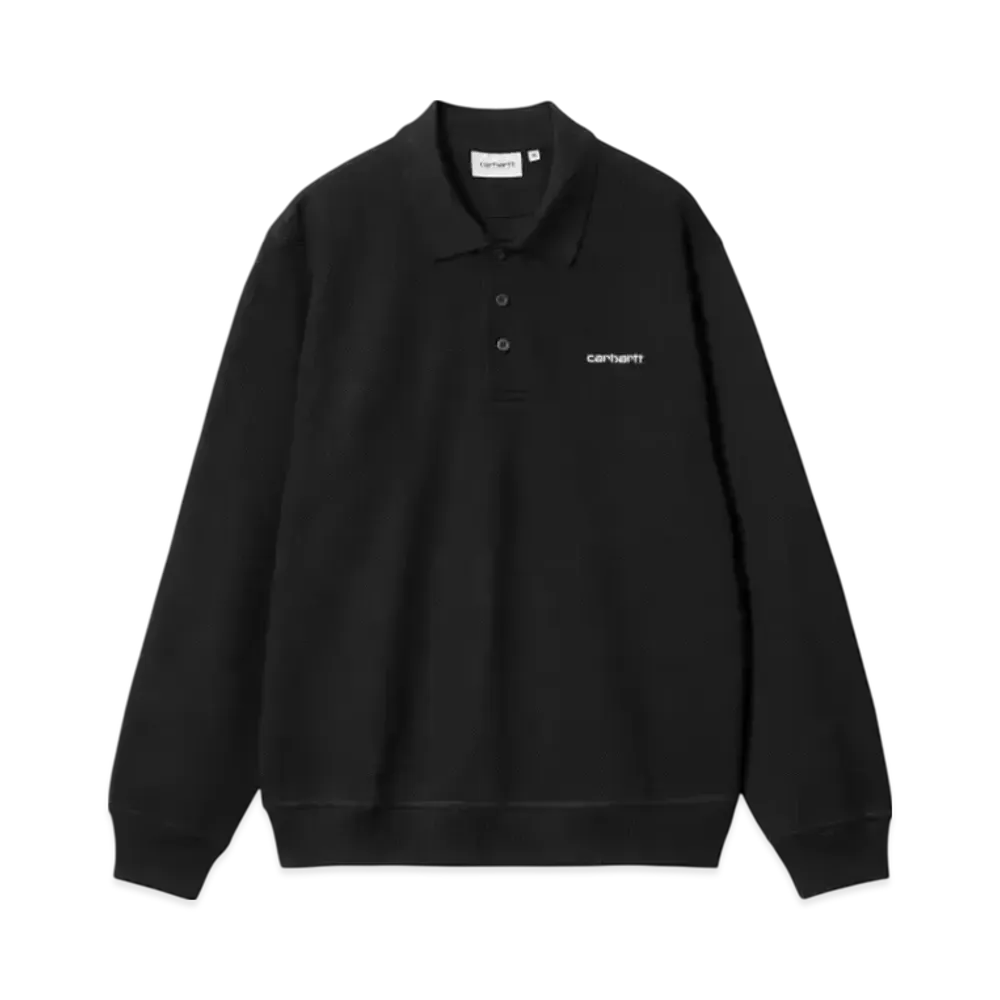 Carhartt L S Vance Rugby Shirt "Black"