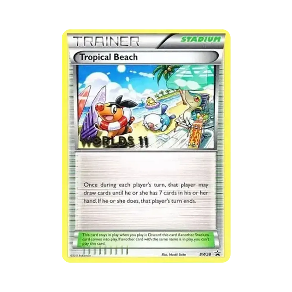 トロピカルビーチ P [BW28]【英語版】(ブラック&ホワイト「プロモーションカード」)