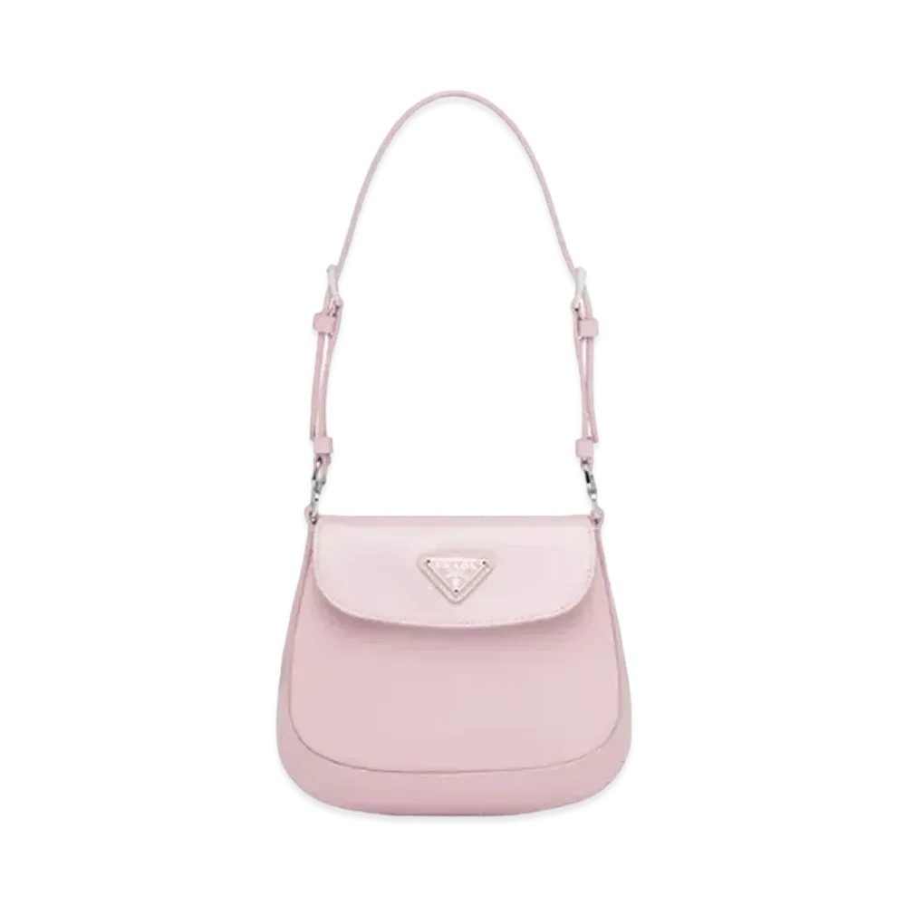 PRADA Cleo Brushed Leather Mini Bag "Pink"