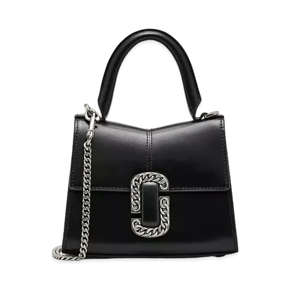Marc Jacobs The St. Marc Top Handle Mini "Black/Silver"