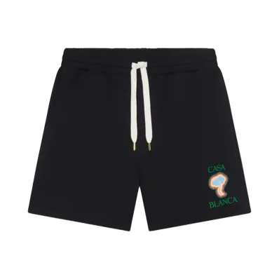 Casablanca Rainbow Mushroom Sweatshorts "Black"