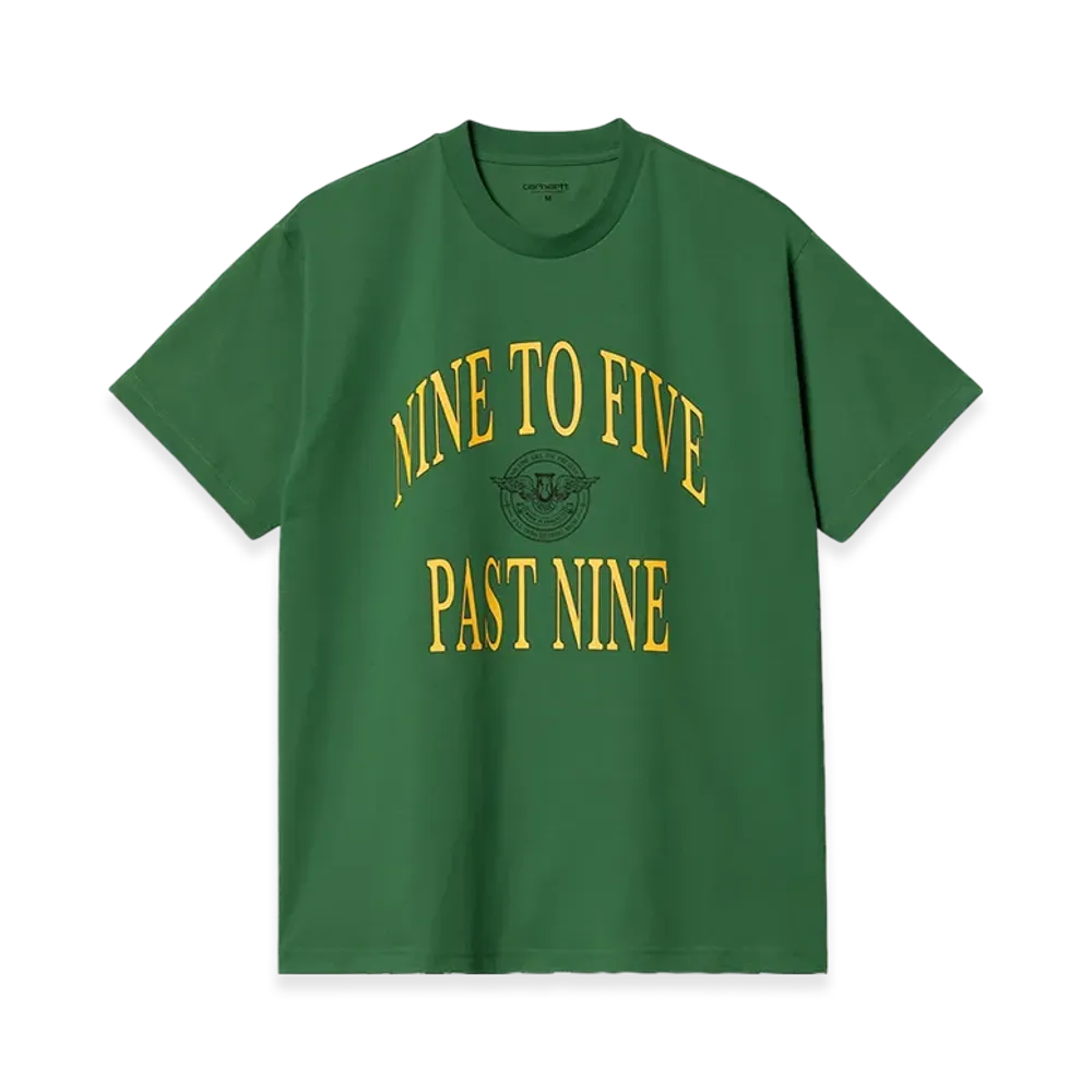 Carhartt WIP Nine To Five Past Nine T-Shirt "Aspen Green"