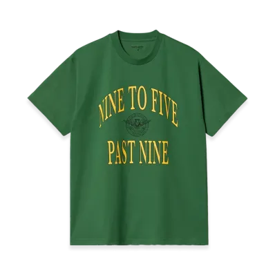 Carhartt WIP Nine To Five Past Nine T-Shirt "Aspen Green"