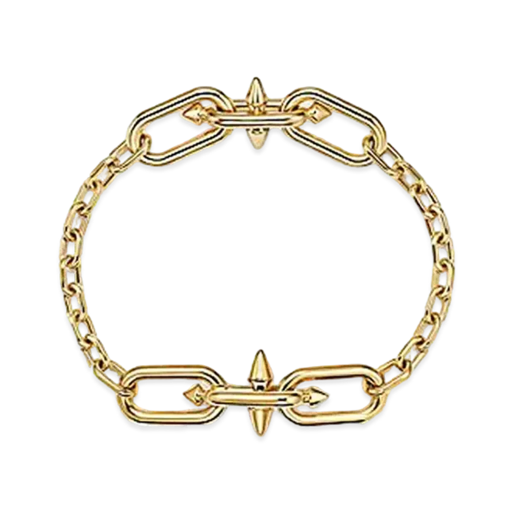 Tiffany & Co. Titan by Pharrell Williams Medium Link Station Bracelet "Yellow Gold"