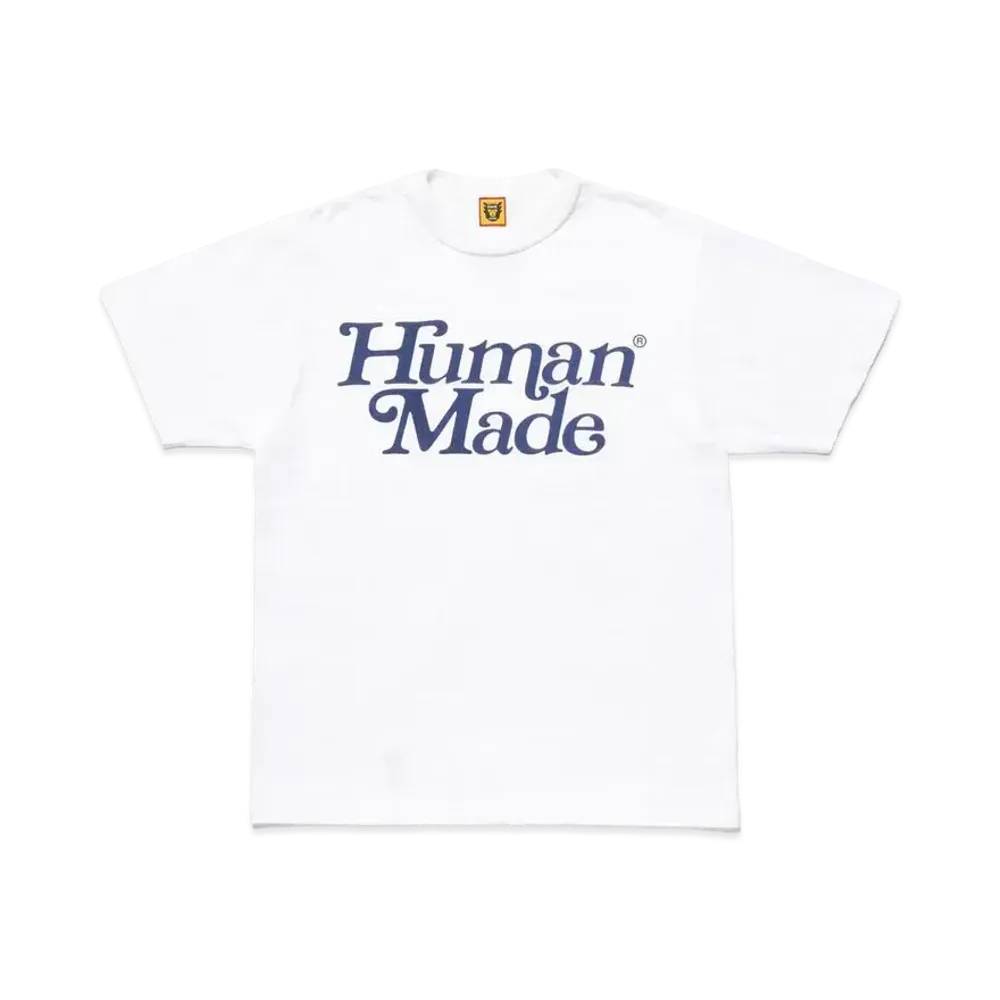 HUMAN MADE Girls Don't Cry at HUMAN MADE 1928 T-Shirt #1824 "White" / VERDY