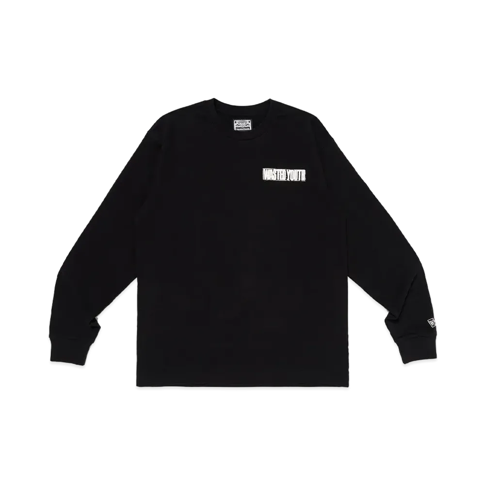 Wasted Youth Long Sleeve T-Shirt "Black"