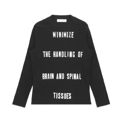 1017 ALYX 9SM Mark Flood Minimize L/S Tee "Black"