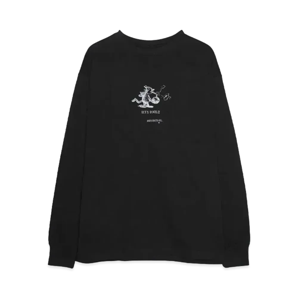 ANDFAMILYS U.S.A. Original L/S Tee- Smokin - "BLACK"