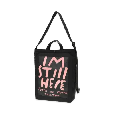 PORTER x Eric Stefanski 2Way Tote Bag #3 "Pink"