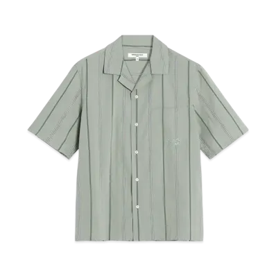 Maison Kitsune Resort Shirt "Vert De Gris"