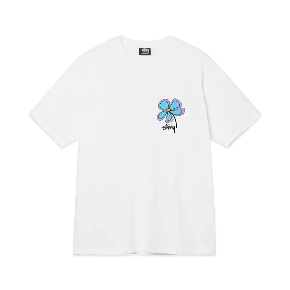 Stussy Flower Tee "White"