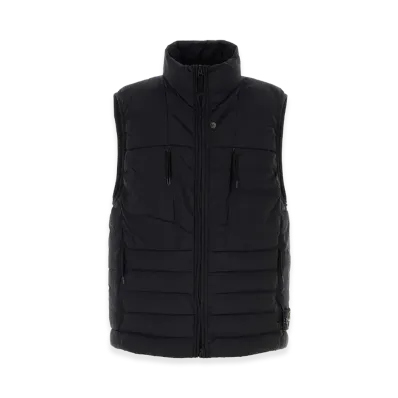 Stone Island Stretch Nylon Down Jacket "Blue/Black"