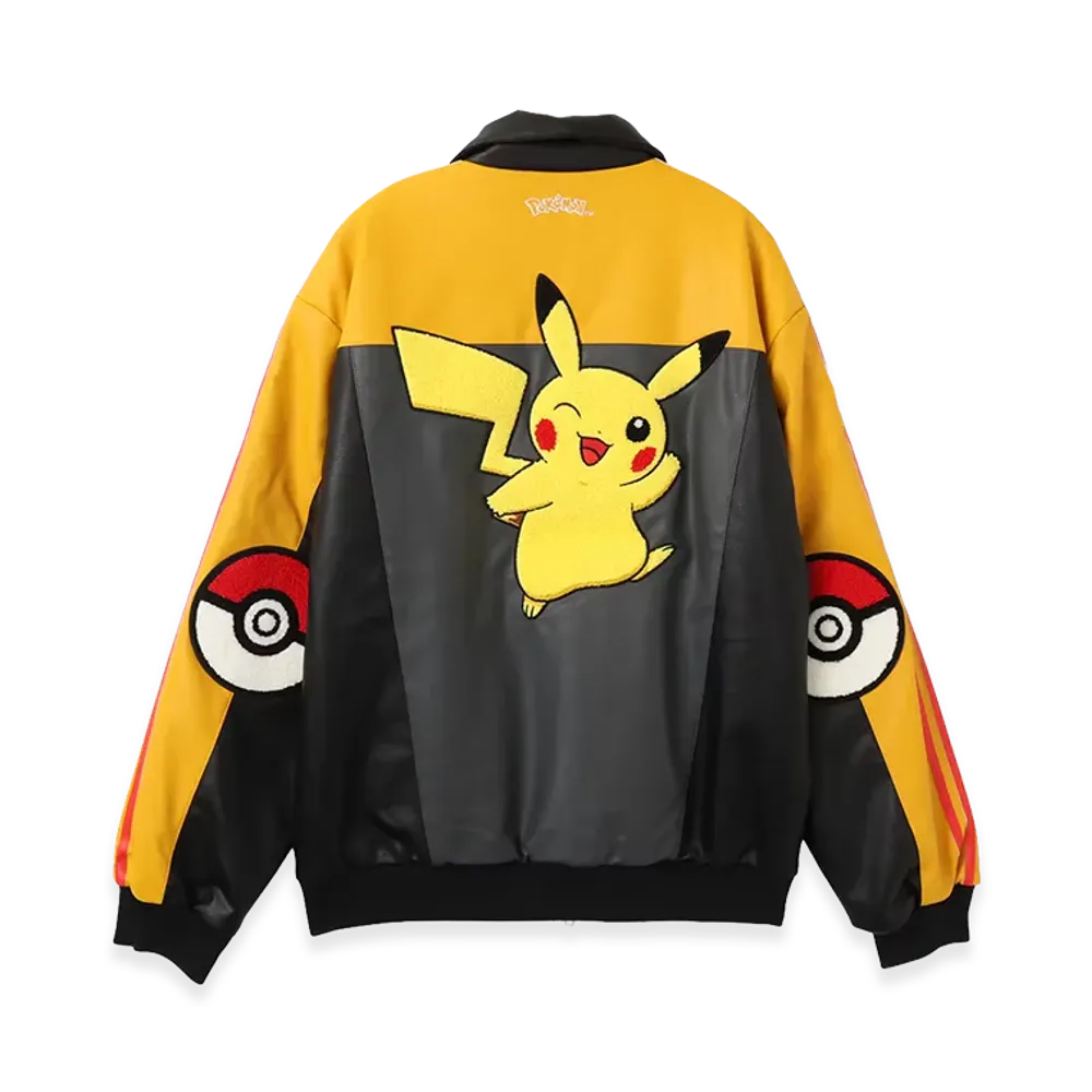 adidas x Pokemon 8-Ball Jacket "Black/Preloved Yellow"