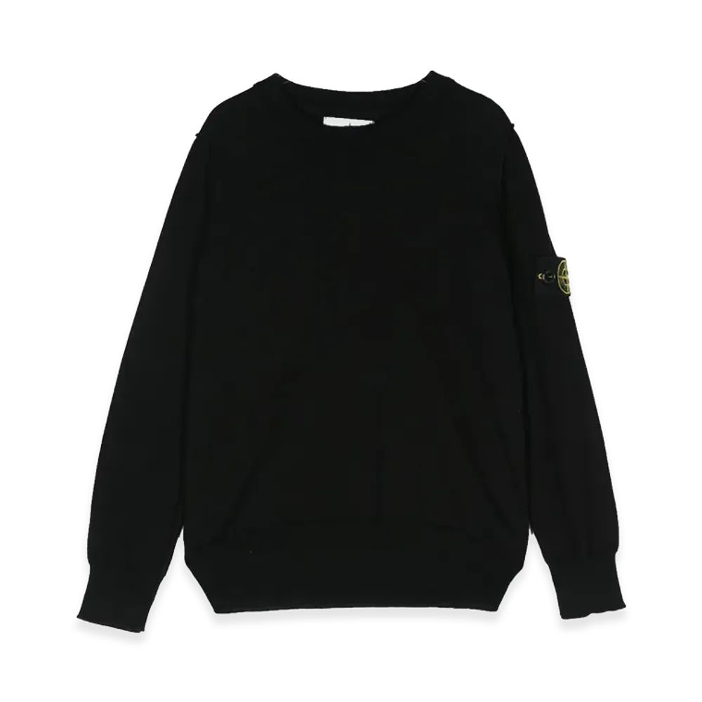 Stone Island Kids Sweaters "Black"