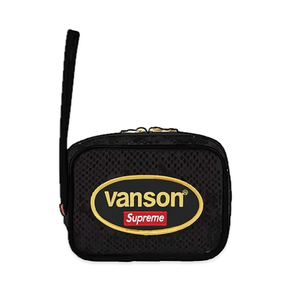 Supreme x Vanson Leathers Cordura Mesh Wrist Bag "Black"