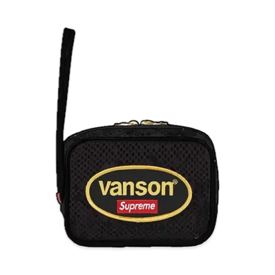 Supreme x Vanson Leathers Cordura Mesh Wrist Bag "Black"