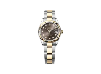 ROLEX Datejust 31mm Oystersteel & Yellow Gold 278273 "Dark Grey"