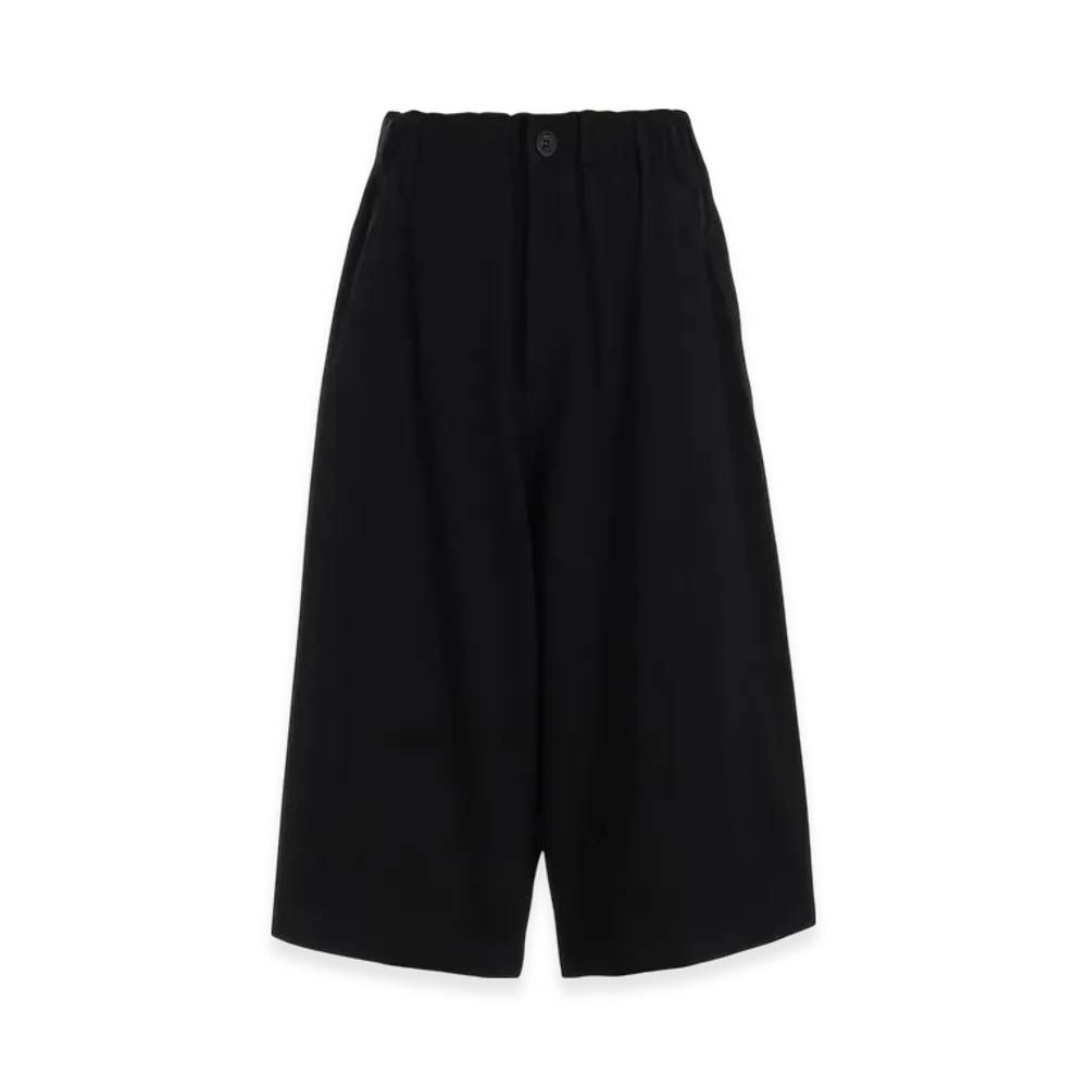 Yohji Yamamoto POUR HOMME Tufcot C/L Jersey Half Pants A "Black"