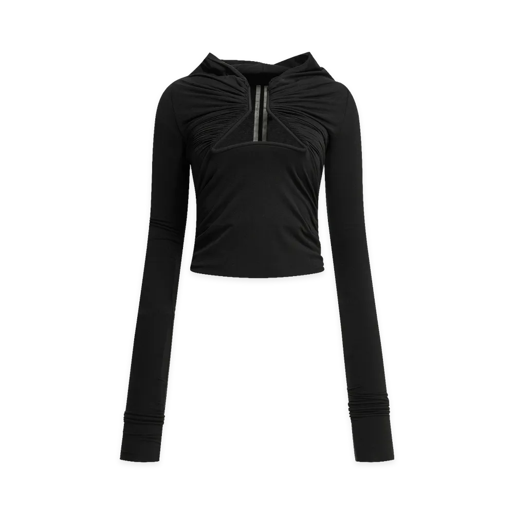 Rick Owens Women's Long Sleeve T-Shirt "Black"
