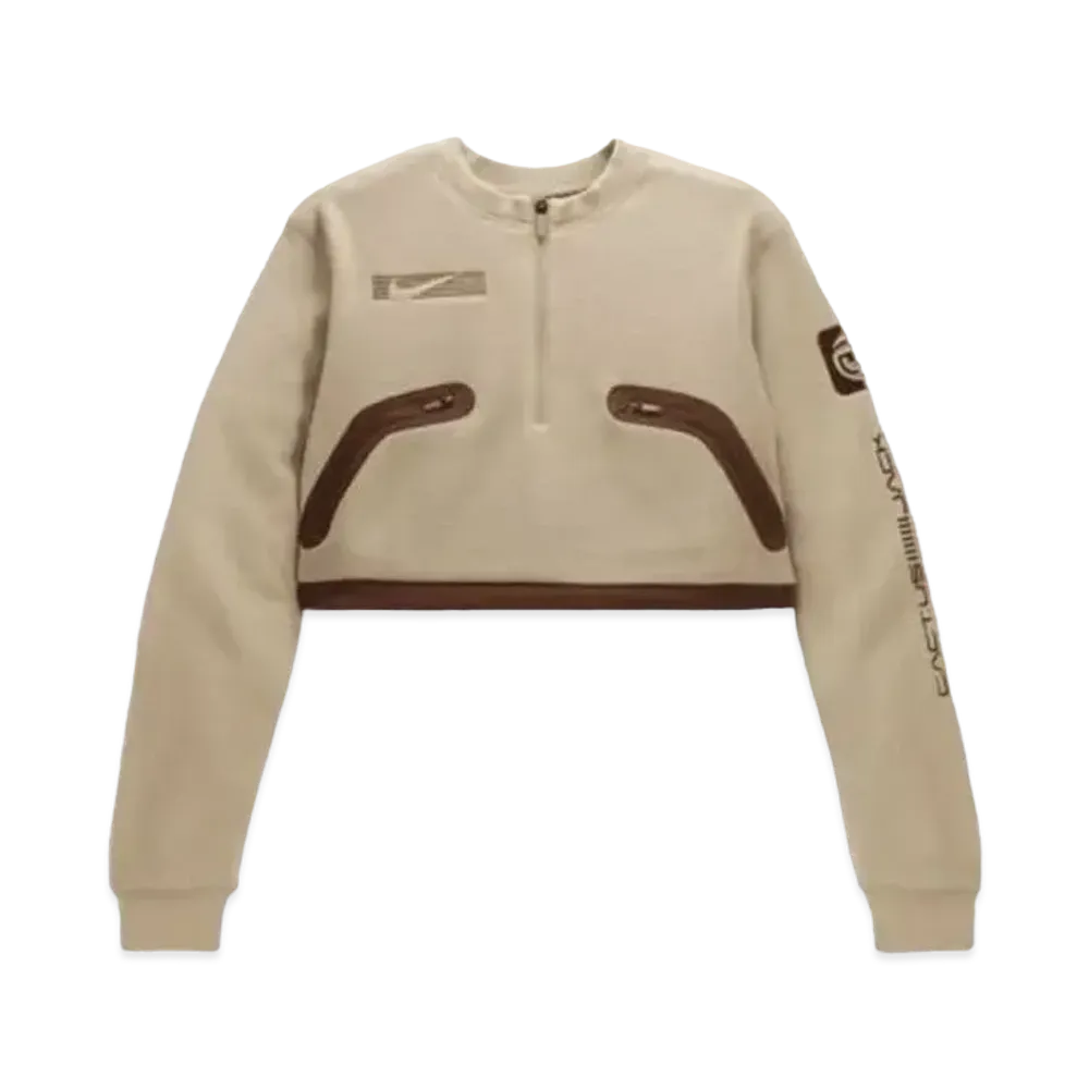 Nike CACT.US CORP Women's Pullover Crew Sweatshirt "Beige"