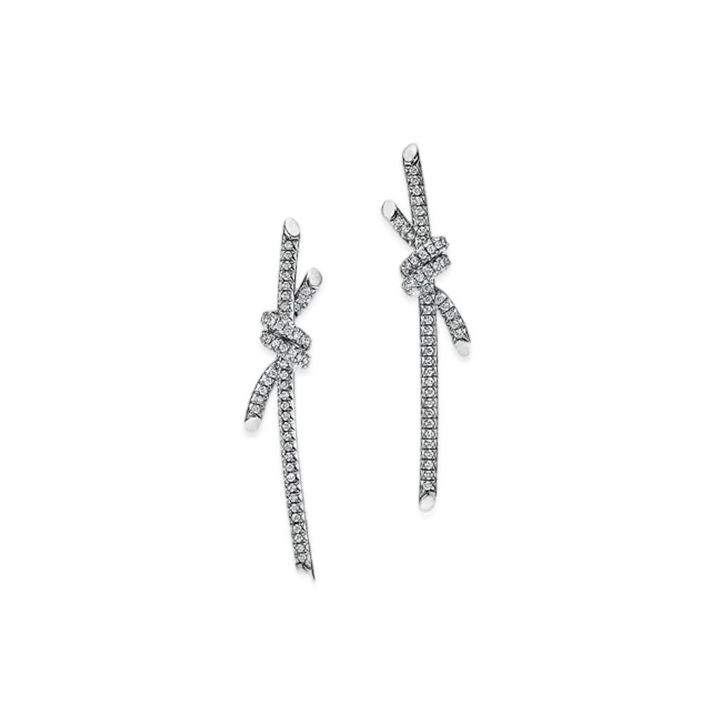 Tiffany & Co. Drop Earrings with Diamonds "White Gold"