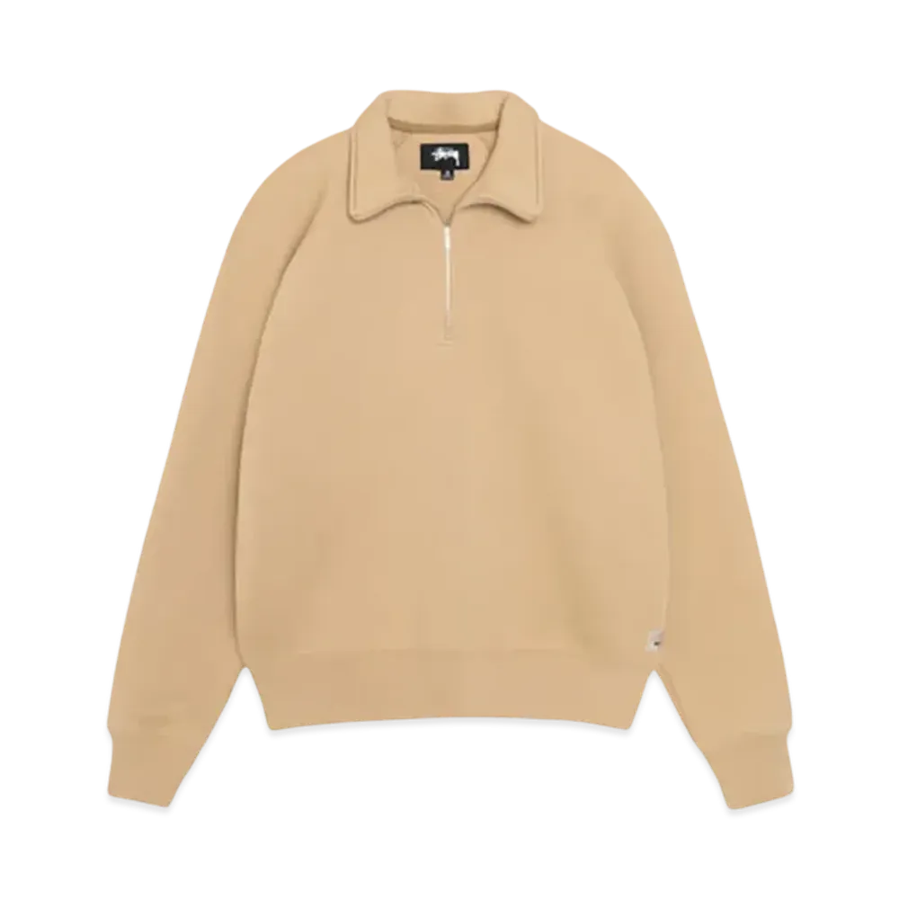 Stussy Relaxed Half Zip "Khaki"