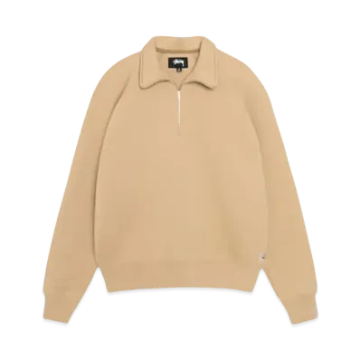 Stussy Relaxed Half Zip "Khaki"