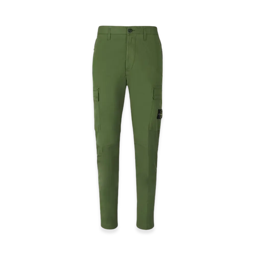 Stone Island 30410 Cotton Garment Dyed Cargo Pants - 22FW "Olive Green"