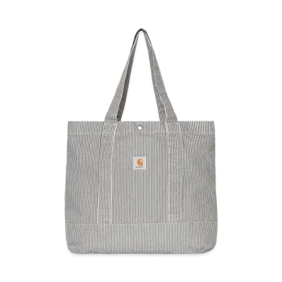 Carhartt WIP Mercer Tote Bag "Mercer Stripe/Graphite/Wax(Stone Washed)"