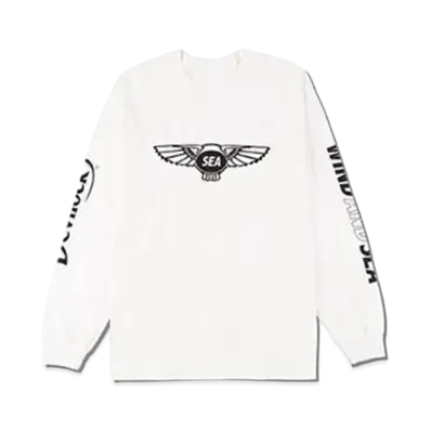WIND AND SEA WDS x DEVILOCK (WING) L/S T-SHIRT "White"