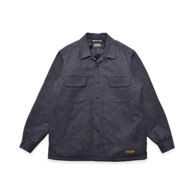 MINEDENIM x Pendleton Wool Quiltliner Open Collar SH "Grey"