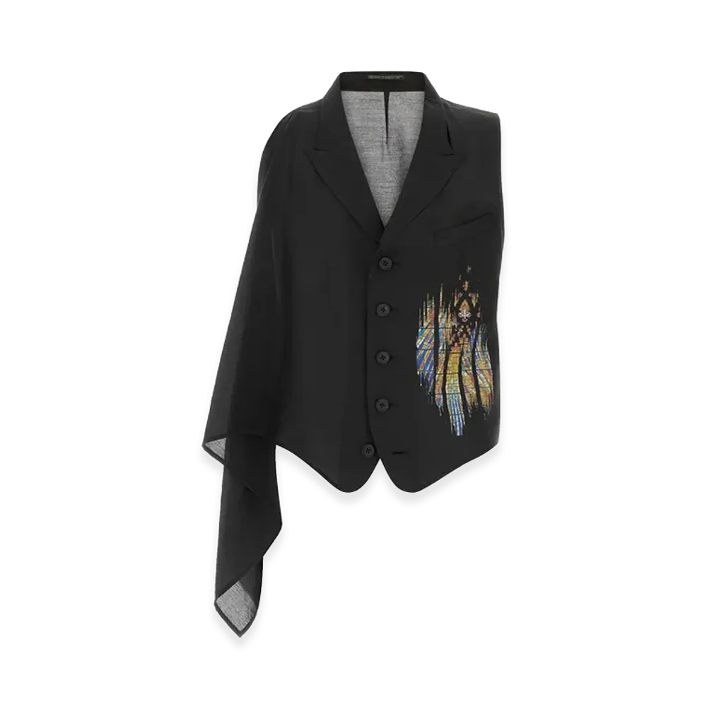 Yohji Yamamoto Jersey Vest "Black"