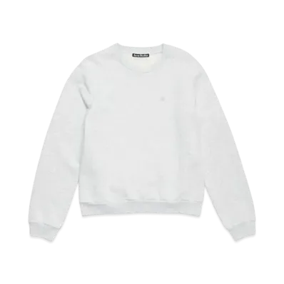 Acne Studios Crew Neck Fleece Sweater "White"