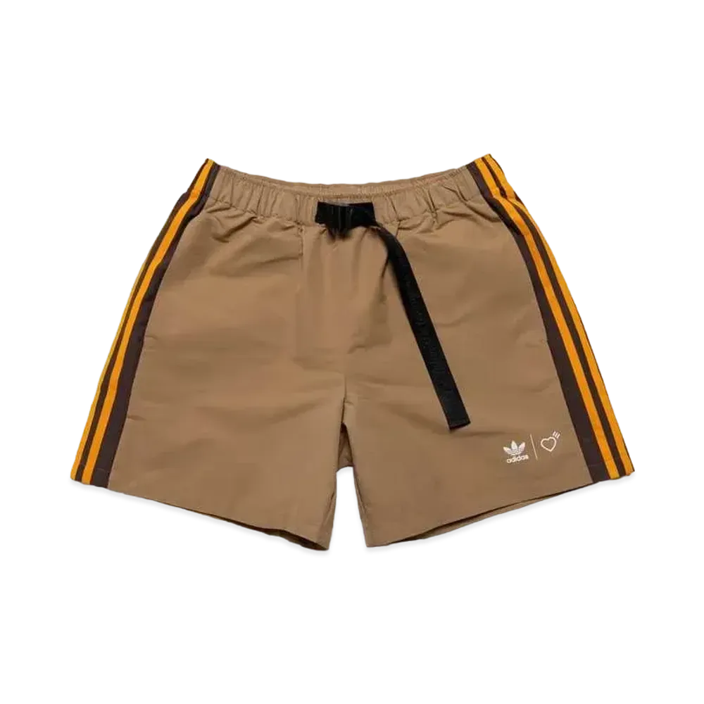 HUMAN MADE ADIDAS WINDSHORTS "Brown"