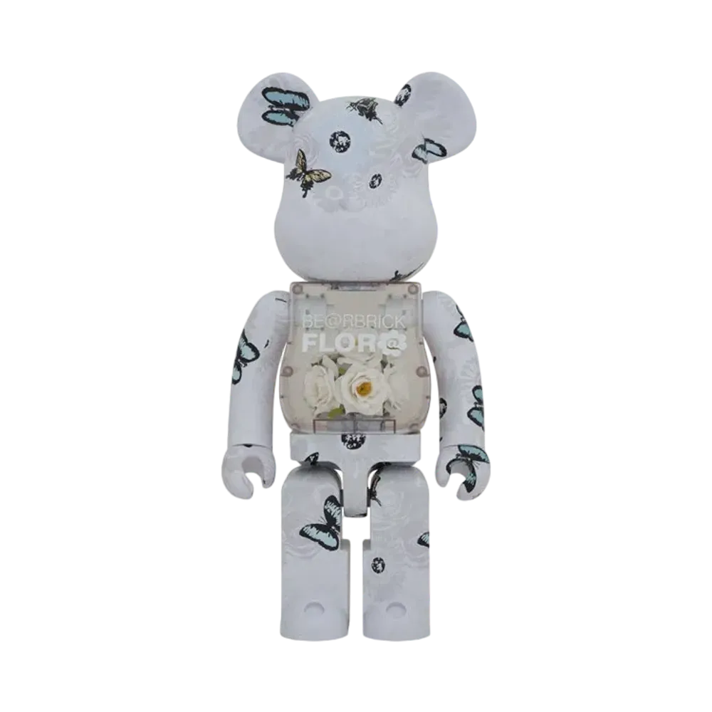 Bearbrick FLOR@ #2 White 1000%