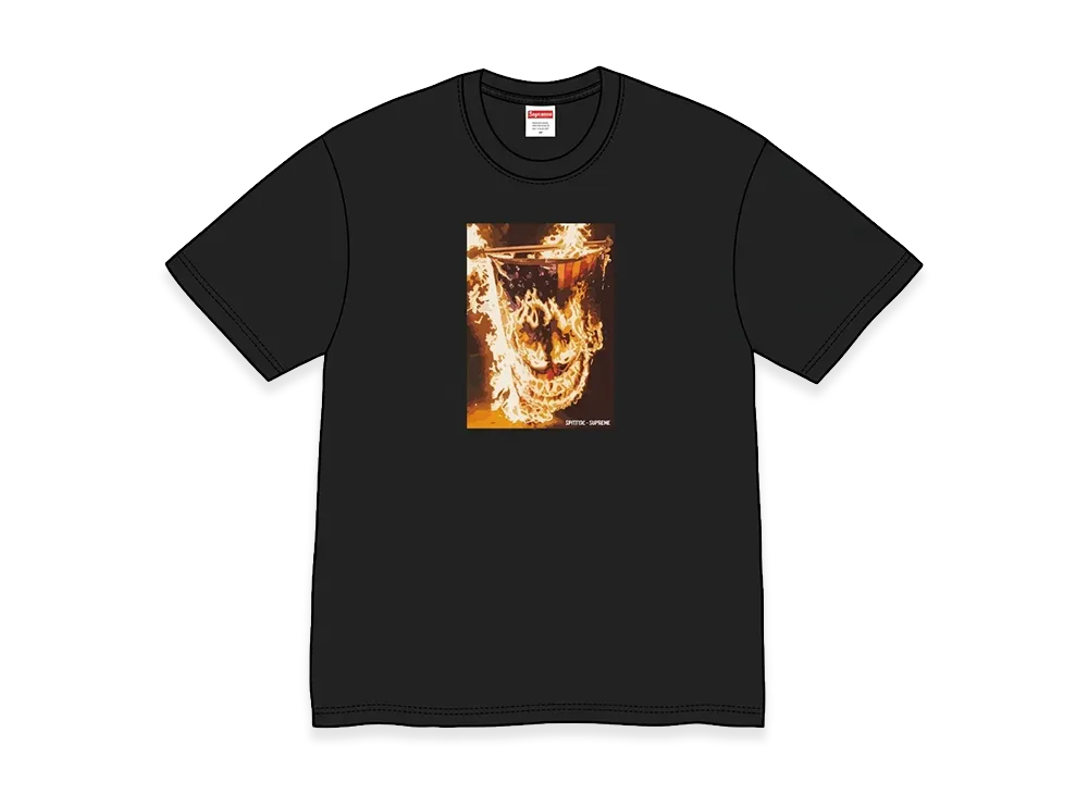 Supreme x Spitfire Flag Tee "Black"