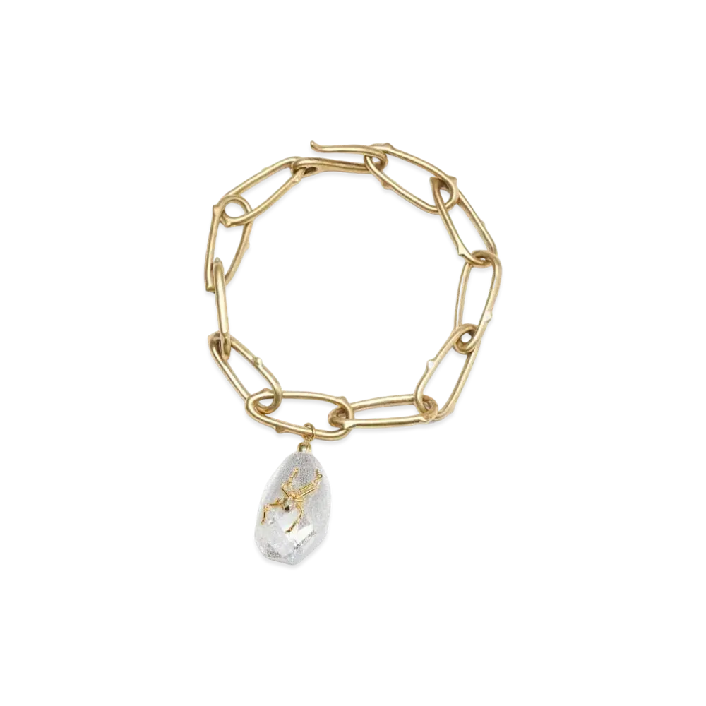 UNDERCOVER Brass Thorns Necklace "Ivory"