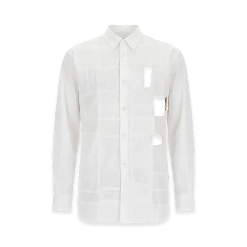 COMME des GARCONS SHIRT Cut Out Shirt "White"
