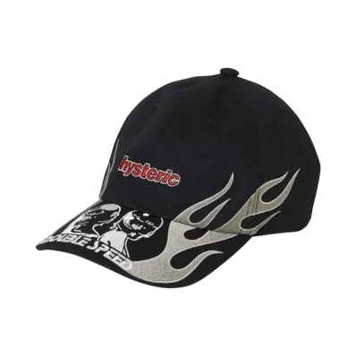 HYSTERIC GLAMOUR Double Speed Embroidery Cap "Black"