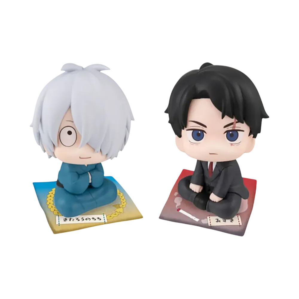 MegaHouse "Lookup" -Birth of Kitaro: The Mystery of GeGeGe- Kitaro's Father & Mizuki Set Limited edition with a crushion