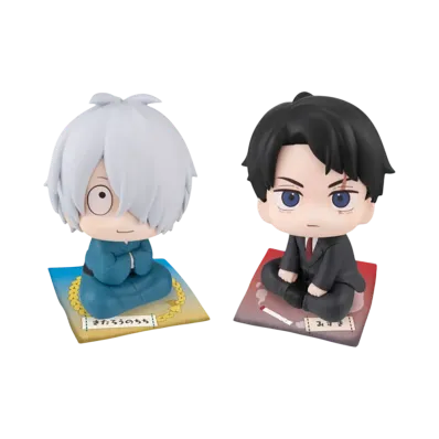 MegaHouse "Lookup" -Birth of Kitaro: The Mystery of GeGeGe- Kitaro's Father & Mizuki Set Limited edition with a crushion
