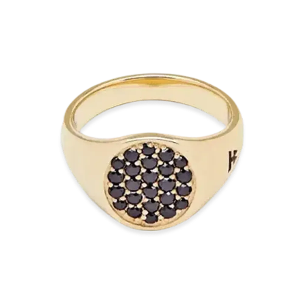 TOMWOOD Mini Oval Black Diamond "Gold"