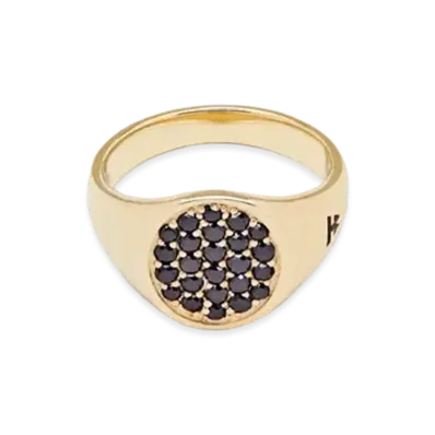 TOMWOOD Mini Oval Black Diamond "Gold"