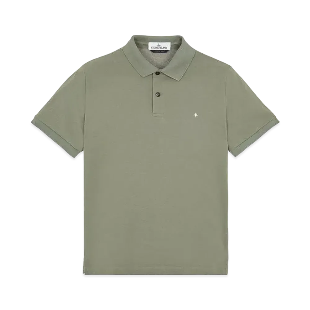 Stone Island 21717 STRETCH COTTON PIQUE_SLIM FIT "Sage Green"