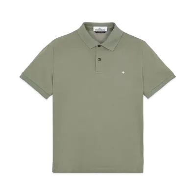 Stone Island 21717 STRETCH COTTON PIQUE_SLIM FIT "Sage Green"