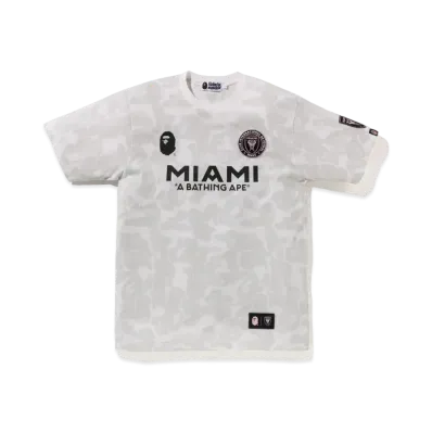 A BATHING APE x INTER MIAMI CF Camo Tee "White"