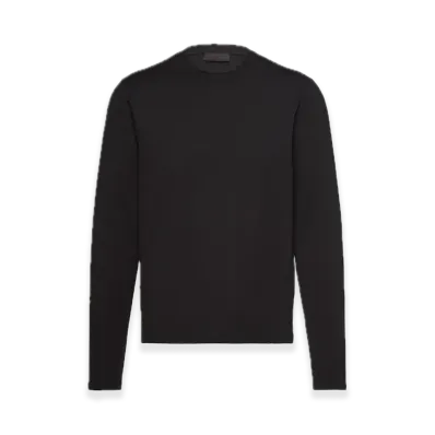 PRADA Stretch Cotton Tee "Black"