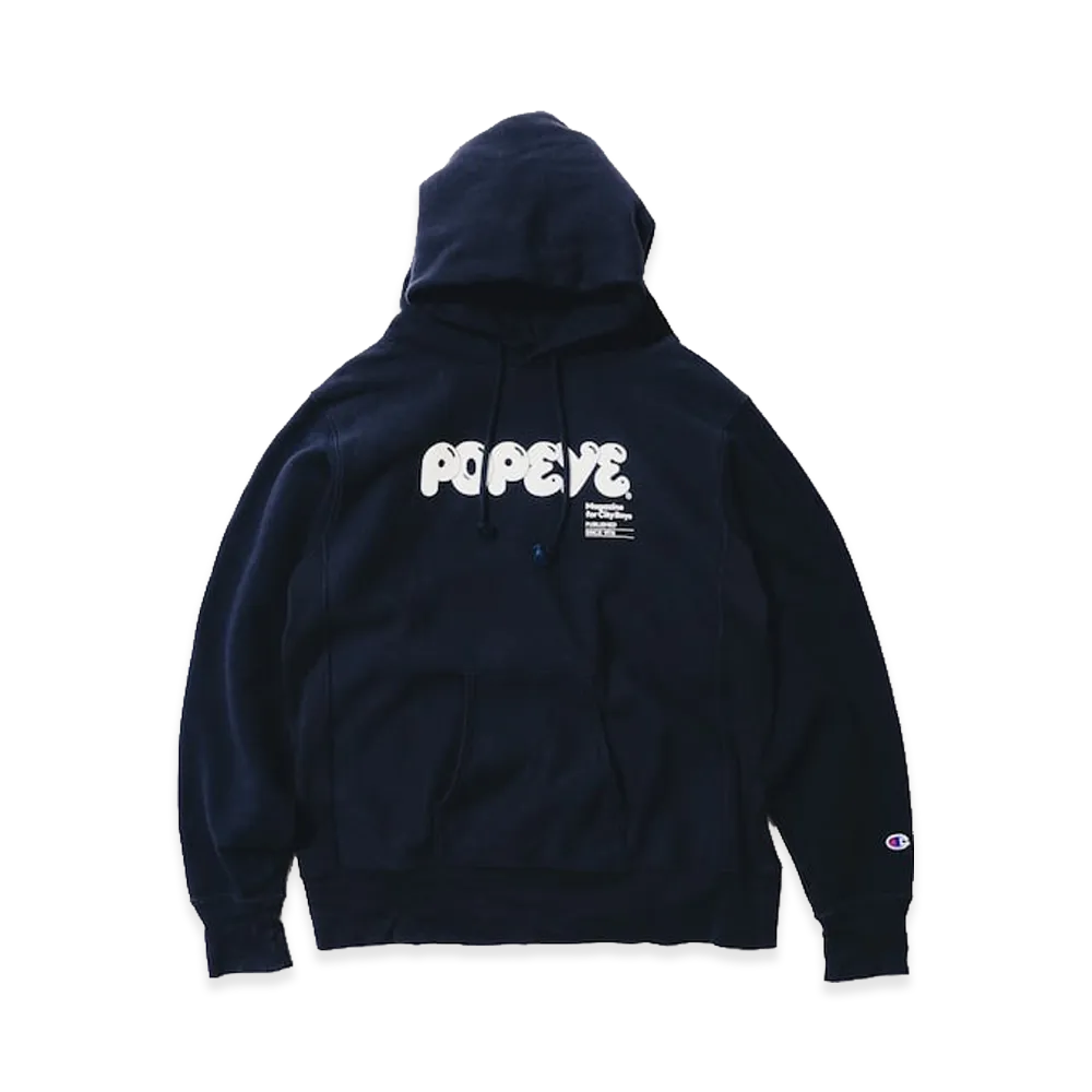 BEAMS x POPEYE x Champion HOODIE "Navy"